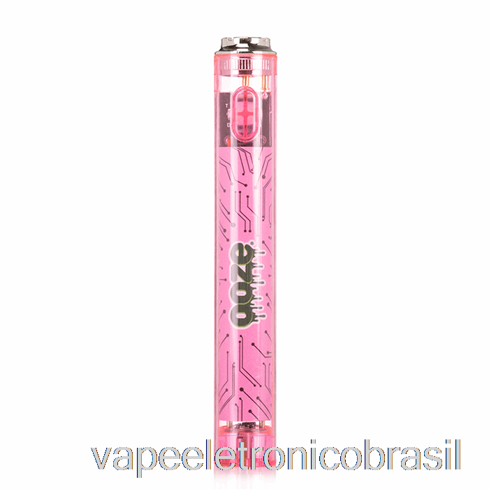 Vape Eletrônico Ooze Slim 400mah Clear 510 Vape Bateria Atômica Rosa